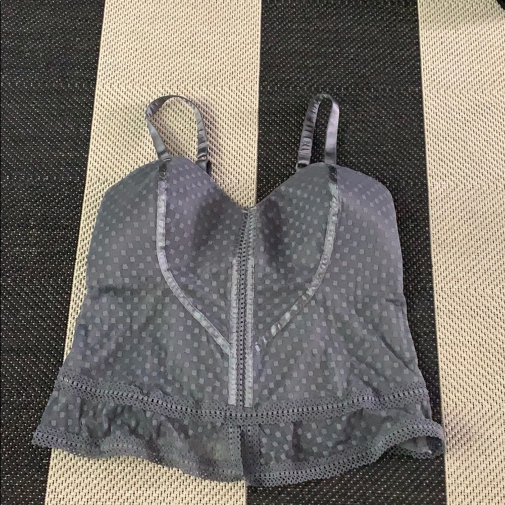 Cacique Grey Lace Corset